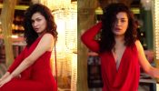 Avneet Kaur Takes Over Internet By Storm In Deep Plunge-neck Red Bodycon, Watch