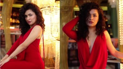 Avneet Kaur Takes Over Internet By Storm In Deep Plunge-neck Red Bodycon, Watch