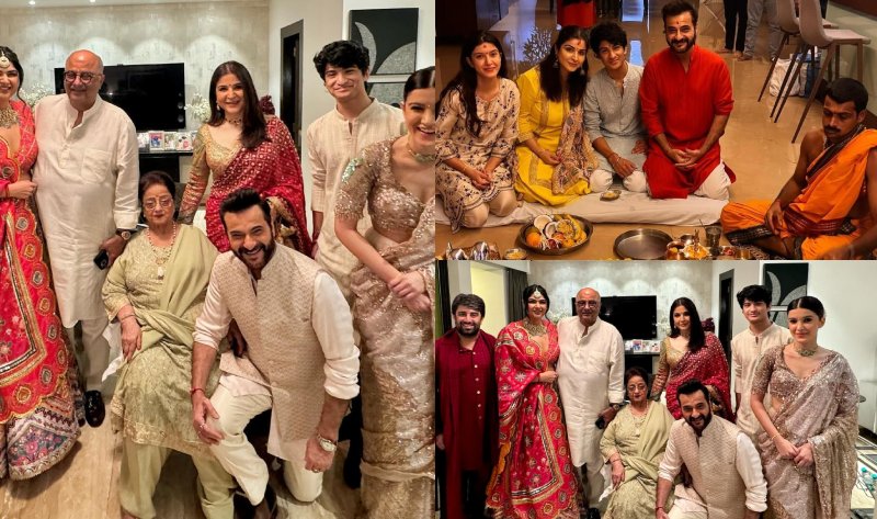 B-Town's Diwali Fam Jam: From Kriti Sanon, Madhuri Dixit to Kareena Kapoor 868755