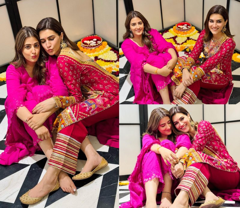 B-Town's Diwali Fam Jam: From Kriti Sanon, Madhuri Dixit to Kareena Kapoor 868757