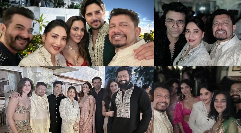 B-Town's Diwali Fam Jam: From Kriti Sanon, Madhuri Dixit to Kareena Kapoor 868749