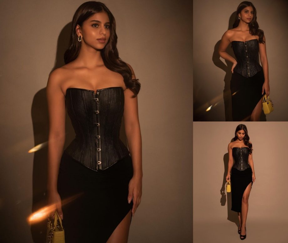 Beauties in black: Shruti Haasan, Suhana Khan & Nora Fatehi steal it in maxi dress 866235