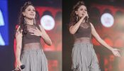 Bombastic! Sunidhi Chauhan epitomises in sheer top and cargo pants 868406