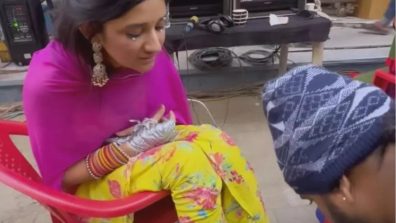 Chand Jalne Laga Fame Kanika Mann Showcases Her Dedication To Work