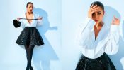 Chic n Sweet! Malaika Arora turns resplendent in deep plunge flared outfit