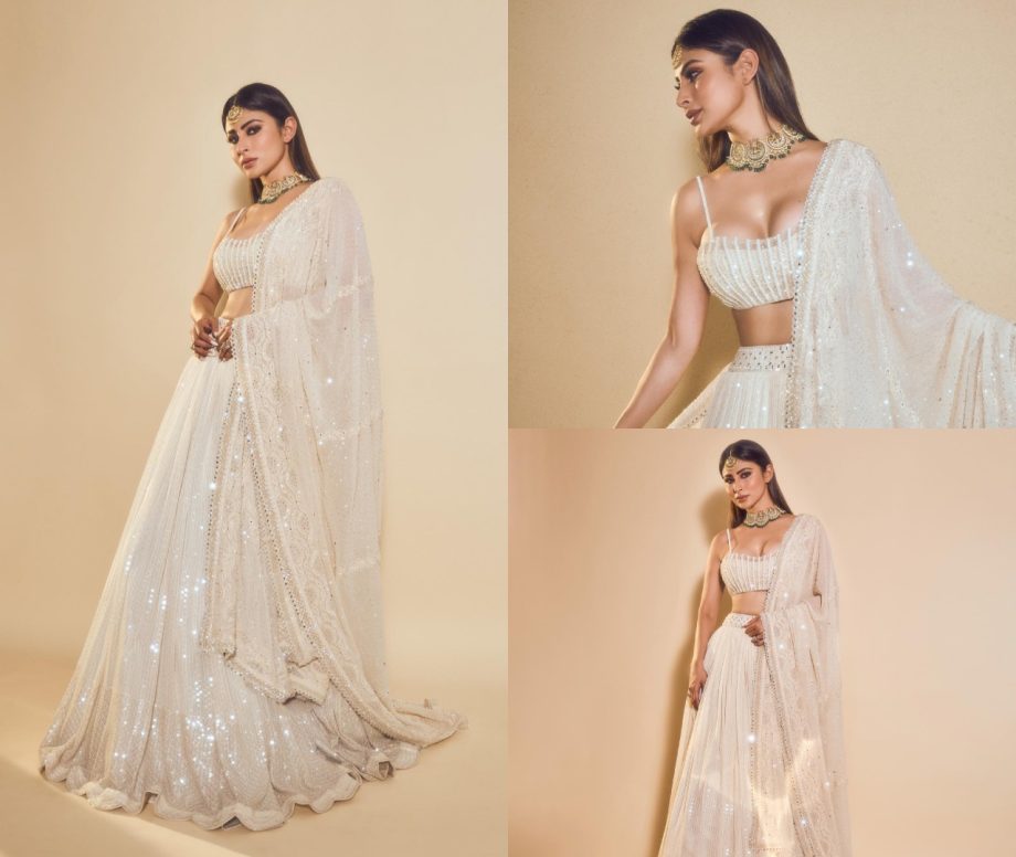 Couple Goals! Mouni Roy and husband Suraj Nambiar shine in ivory ethnic ensembles [Photos] 868657