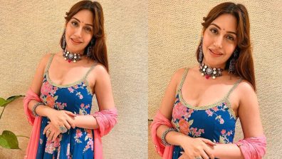 Cues To Get ‘Oh-so-breathtaking’ Look In Floral Salwar Suit Like Surbhi Chandna