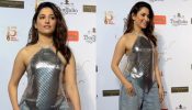 Decoding Tamannaah Bhatia’s casual glam code: Sequinned backless top and denim baggy jeans