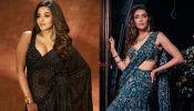 Desi Girls Monalisa & Karishma Tanna Style Basic Saree With Statement Accessories
