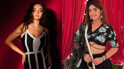 Desi Vs Videsi: Anushka Sen stirs glam in bodycon, Ashnoor Kaur turns royal in blue floral lehenga