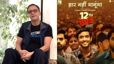 Director Vidhu Vinod Chopra express his heartfelt thankyou to the audiences for showering love on his film 12th Fail