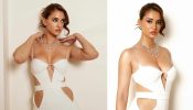 Disha Patani is “bold” personified in white cutout bodycon gown [Photos]