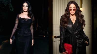 Diva duo Malavika Mohanan and Nora Fatehi up sultry quotient in black ensembles