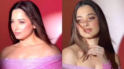 Diva in pink! Tamannaah Bhatia stuns in sequinned bodycon dress