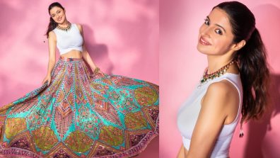 Divya Khosla Kumar Goes Trendy In Crop Top And Embellished Skirt, See Here