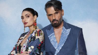 Father-daughter Duo Suniel Shetty And Athiya Shetty Look Voguish In Pantsuits