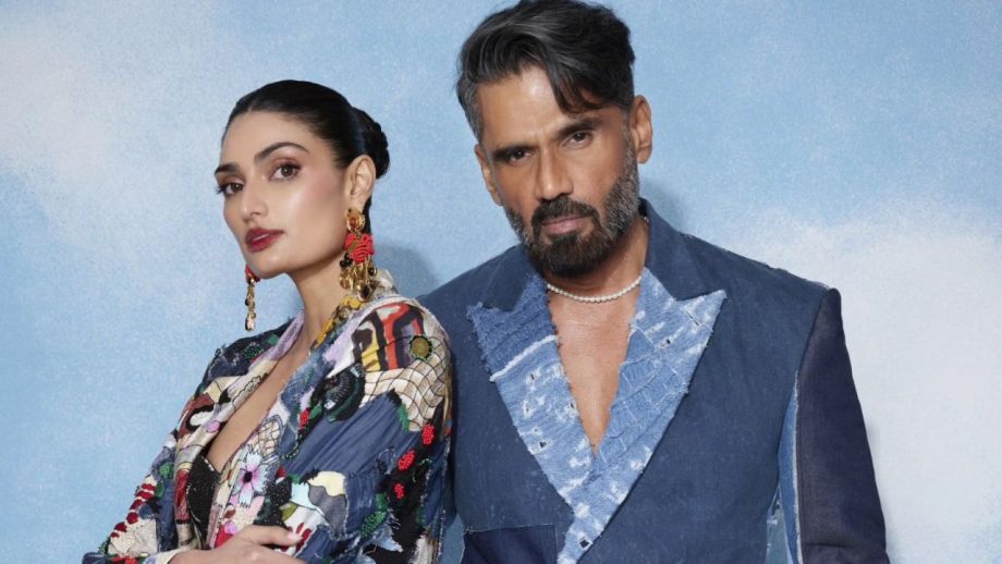 Father-daughter Duo Suniel Shetty And Athiya Shetty Look Voguish In Pantsuits 866327