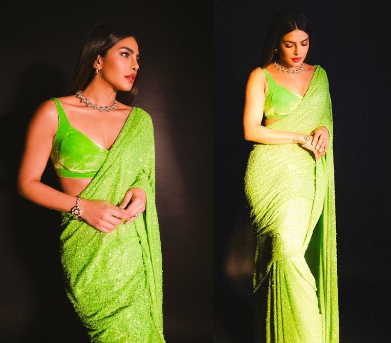 Get Code To Be Bold And Beautiful In Saree From Priyanka Chopra & Nora Fatehi 866409