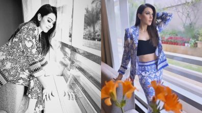 Hansika Motwani aces in floral bohemian pantsuit [Photos]