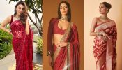 Hansika Motwani, Ananya Panday & Tara Sutaria Reigning In Red Sarees