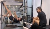 Hansika Motwani Challenges Her Limits, Attempts Difficult Workout, Watch