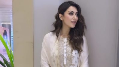 Hansika Motwani stirs grace in embellished white salwar suit, check out photos