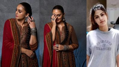 Huma Qureshi Turns ‘Patakha’ In Vintage Anarkali, Rhea Chakraborty Awestruck