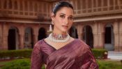 In Photos: Tamannaah Bhatia turns divine in purple silk saree