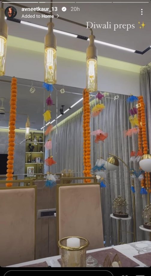 Inside Avneet Kaur's Diwali Dreamy Home Decoration 868313