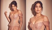 Janhvi Kapoor turns heads in corset nude glittery gown [Photos]