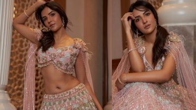 Jasmin Bhasin Embodies Grace In Modern-day Embellished Lehenga, See Photos