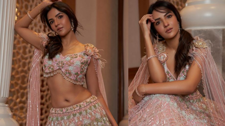 Jasmin Bhasin Embodies Grace In Modern-day Embellished Lehenga, See Photos 869112