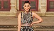 Kajal Aggarwal looks dreamy in classic hand painted black silk gown [Photos]
