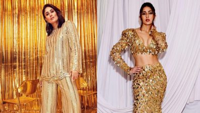 Kareena Kapoor & Sara Ali Khan Make Heads Turn In ‘Glitter’ And ‘Glam’ Outfits, Take A Look