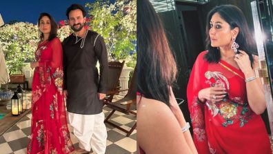 Kareena Kapoor’s Diwali Extravaganza: A red saree affair and glamour galore