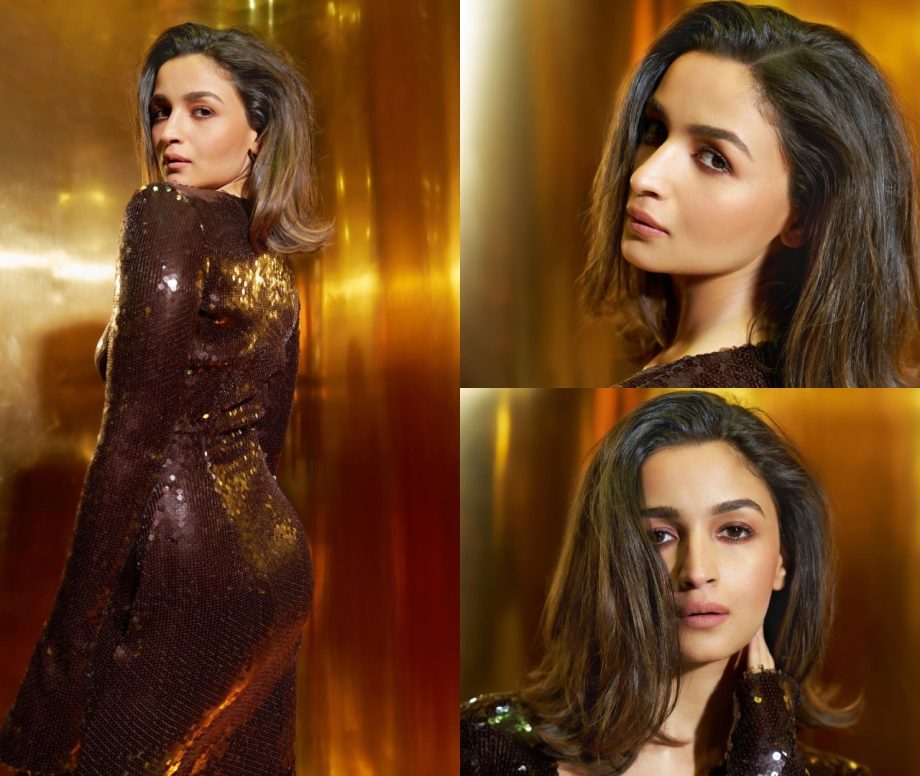 KWK 8: Alia Bhatt goes all shine n shimmer in bodycon dress [Photos] 868931