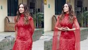 Malaika Arora Reigning In Red Floor-sweeping Gown, Watch