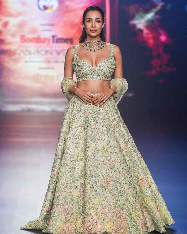 Malaika Arora shines in sequinned silver lehenga choli, check out photos 867148