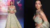 Malaika Arora shines in sequinned silver lehenga choli, check out photos