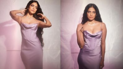 Malavika Mohanan Spells Dreamy Magic In Lavender Corset Gown