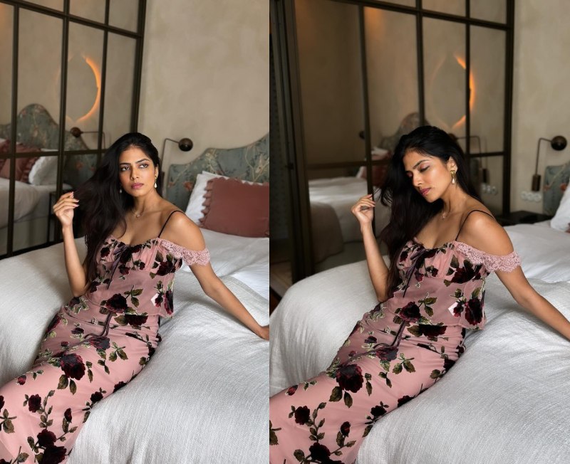 Malavika Mohanan's Blush Pink Floral Dress Exudes Parisian Vibe, See Photos 868042