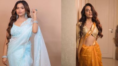 Manisha Rani And Surbhi Jyoti Sass Up In Saree With Plunging Blouse, See Photos