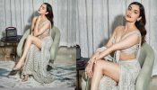 Manushi Chhillar Spreads Sensuous Charm In Dazzling Silver Saree