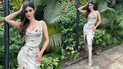 Mouni Roy tempts in corset and maxi skirt, see photos