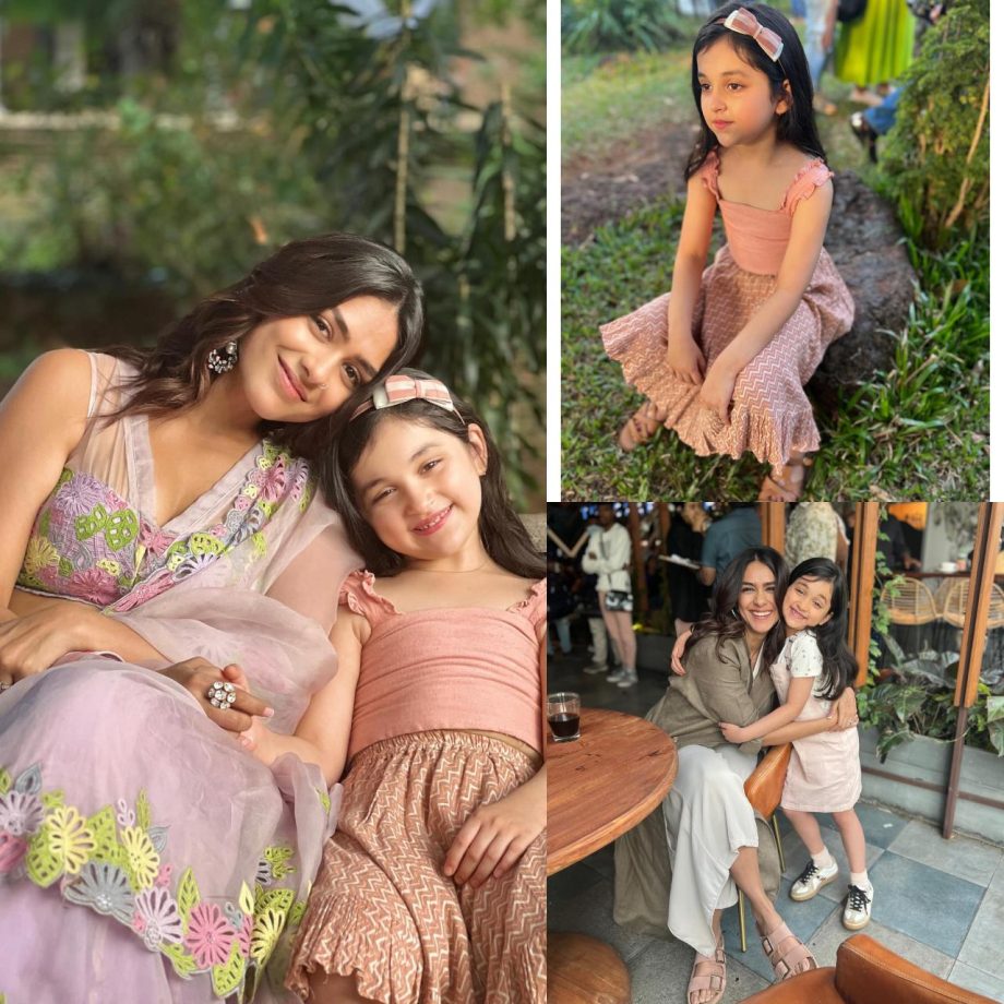 Mrunal Thakur shares heartfelt birthday wishes to young co-star Kiara from the sets of 'Hi Nanna 869676