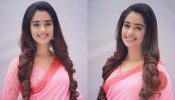 Mugdha Chaphekar radiates simplicity in pastel pink saree, see photos