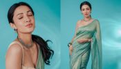 Neha Shetty Channels Inner Charm In Teal Blue Saree With Oxidised Jewels, See Photos 866139