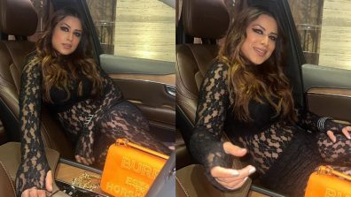 Nia Sharma turns glam doll in see-through lace work bodysuit [Photos]