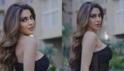 Nikki Tamboli swoons internet in black bustier ruffled gown