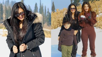 [Photos] Inside Shweta Tiwari’s chilling exotic trip to mountains with daughter Palak Tiwari and son Reyansh